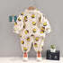Children's long sleeve set spring and autumn three-piece set